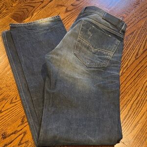 Diesel Men's Dark Blue Slim Straight Jeans